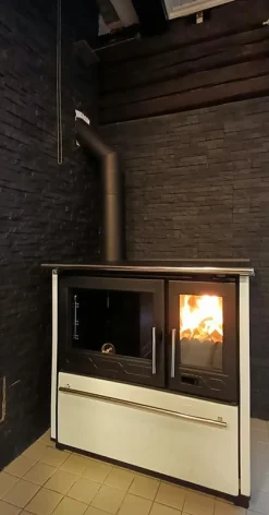 Puuliesi Plamen 850 8kW valkoinen vasenkätinen
