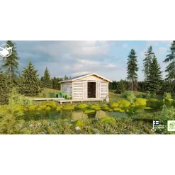 Puuliiteri Luoman Lillevilla 593 Malla, 12m²