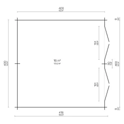 Puuliiteri Tene Daisy, 16m²