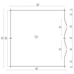 Puuliiteri Tene Daisy, 25m²