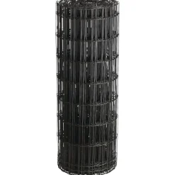 Puutarha-aita Hortus 5x10cm 1x25m 0% PVC musta