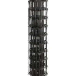 Puutarha-aita Hortus 10x10cm 0,9x25m 0% PVC musta