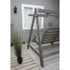 Puutarhakeinu katoksella Baltic Garden Pelle 165cm harmaa