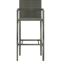 Puutarhan bistrosarja 3-osainen harmaa (64887)
