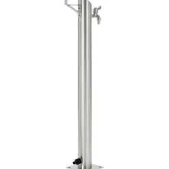 Puutarhan hanapylväs pyöreä ruostumaton teräs 95 cm