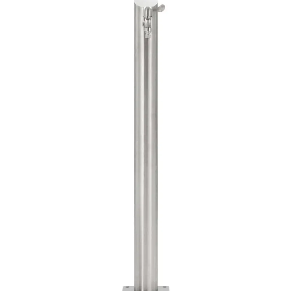 Puutarhan hanapylväs pyöreä ruostumaton teräs 95 cm