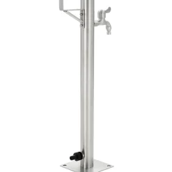 Puutarhan hanapylväs pyöreä ruostumaton teräs 65 cm