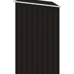 Puutarhan polttopuuvaja ruskea 245x98x159cm galvanoitu teräs