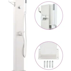 Puutarhan suihkuhana 110 cm ruostumaton teräs