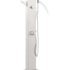 Puutarhan suihkuhana 110 cm ruostumaton teräs