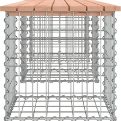 Puutarhapenkki kivikorilla 203x44x42 cm, douglaskuusi