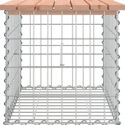 Puutarhapenkki kivikorilla 63x44x42 cm, douglaskuusi