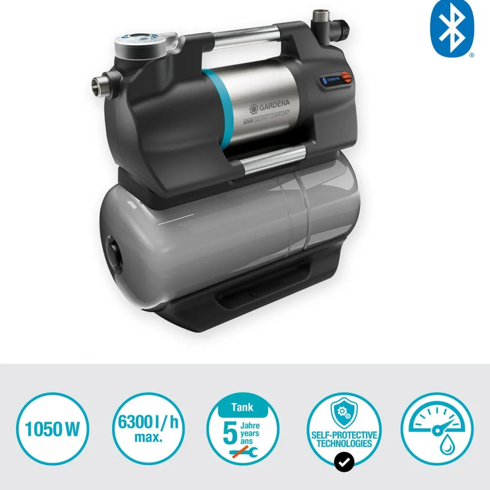Puutarhapumppu Gardena 4600 Silent Automatic 4600 l/h 40 bar