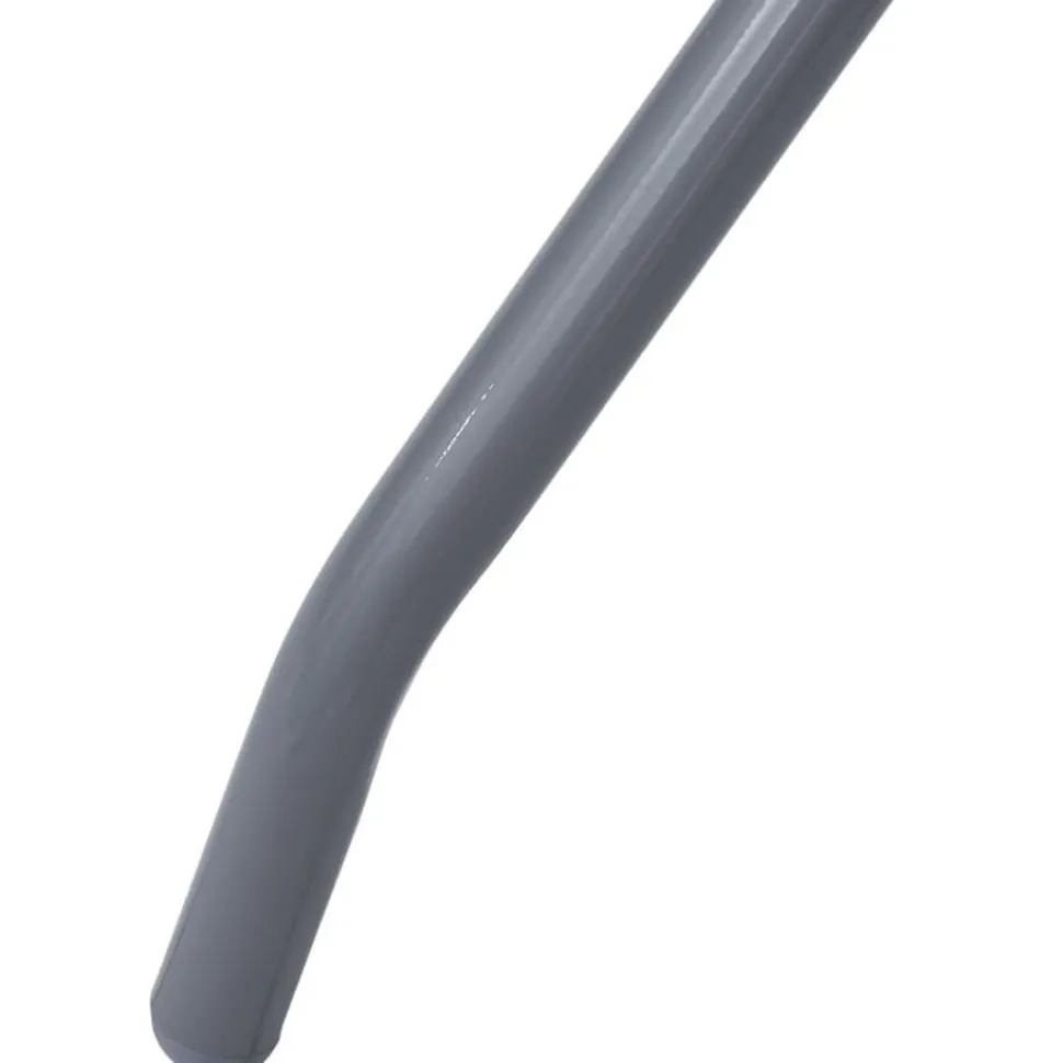 Puutarhapöytä vaaleanharmaa 80 cm teräs ja lasi
