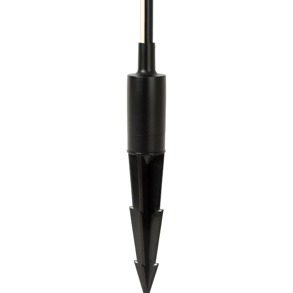 Puutarhaspotti Lucide Lornex, Ø4.9cm, IP54, 6W, musta
