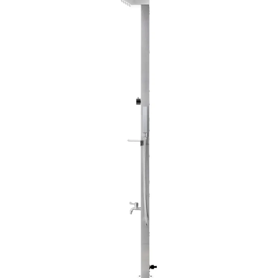 Puutarhasuihku 220cm ruostumaton teräs