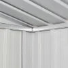 Puutarhavaja metalli 190x124x181cm vihreä 2m2
