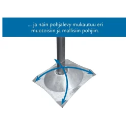 Pylväslaituri Savorak Oloneuvos Tupla, 8.8m, irto-osina