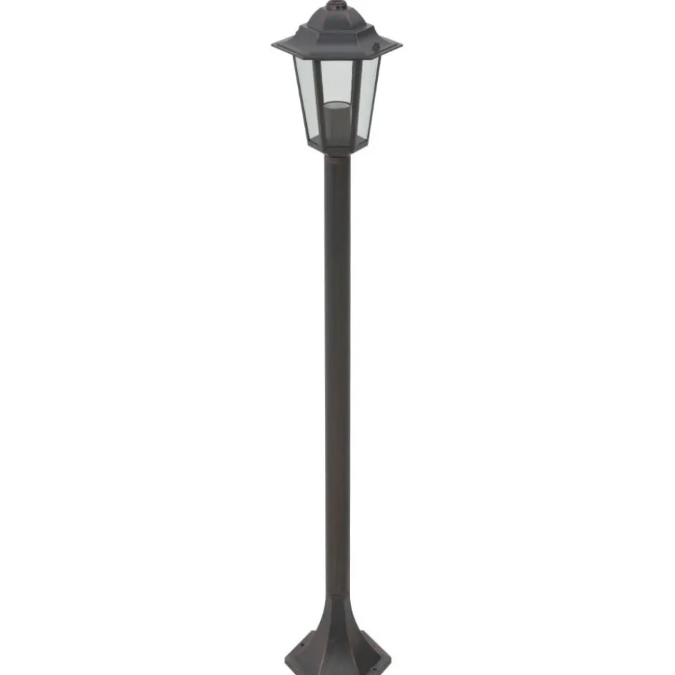 Pylväsvalaisimet puutarhaan 6 kpl e27 110cm alumiini pronssi
