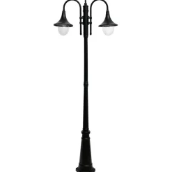 Pylväsvalaisin Kartano PKT-2U 2200 mm 2-osainen musta