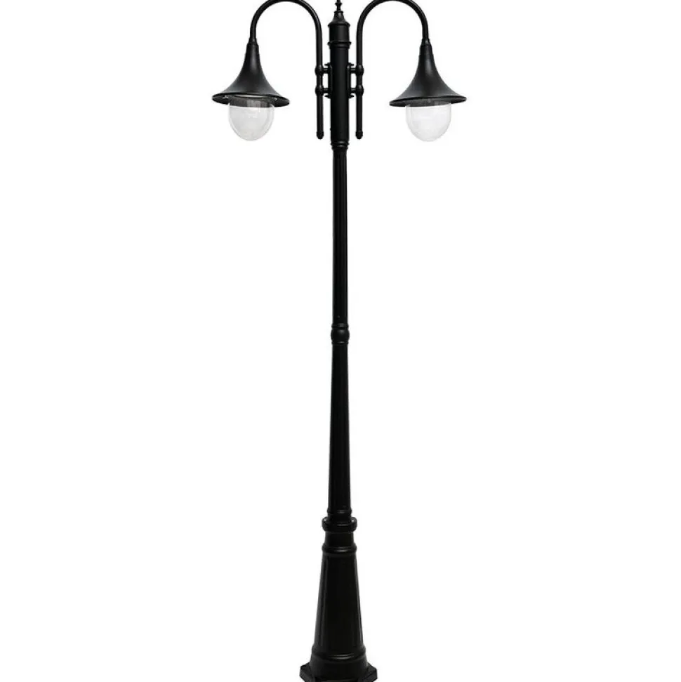 Pylväsvalaisin Kartano PKT-2U 2200 mm 2-osainen musta