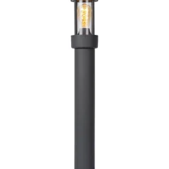 Pylväsvalaisin Lucide Lori Ø12x80cm 15W antrasiitti