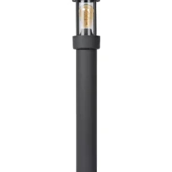 Pylväsvalaisin Lucide Lori Ø12x80cm 15W antrasiitti