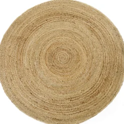 Pyöreä juuttimatto ihankotona Silmu natural, eri kokoja