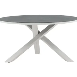 Pyöreä ruokapöytä Venture Home Copacabana 2, Ø140cm, harmaa/valkoinen