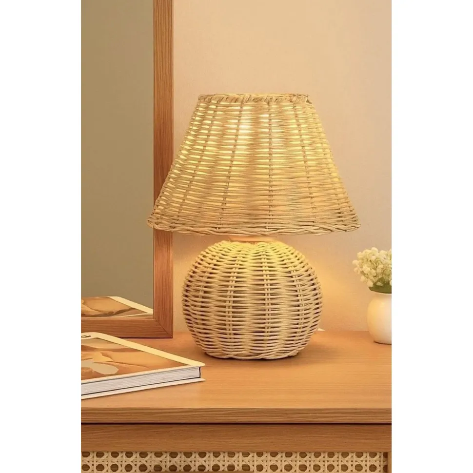 Pöytävalaisin Linento Lighting BRZ-343414, ø10-22cm, E27, max. 40W, IP20, beige