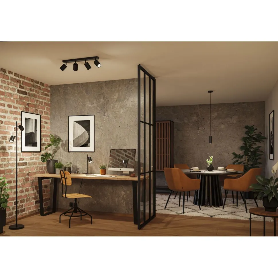 Pöytävalaisin Paulmann Lirena GU10 max. 7W metalli, mattamusta