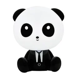 Pöytävalaisin Polux Panda LED 2,5 W IP20 195x160x245 mm muovi musta/valkoinen