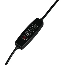 Pöytävalaisin Trio Joy LED RGB musta