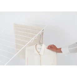 Pyykinkuivausteline Brabantia HangOn 25m + tanko valkoinen