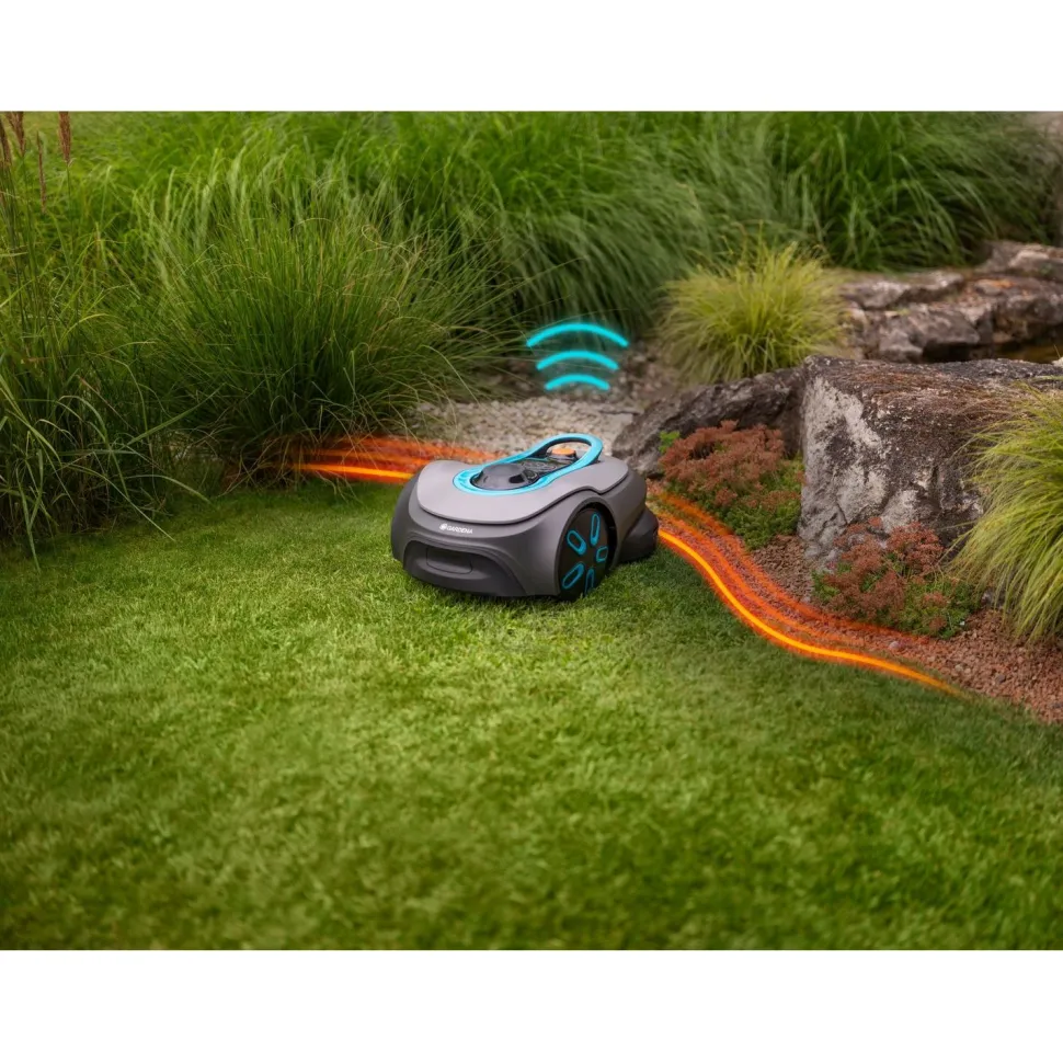 Rajalangaton robottiruohonleikkuri Gardena Smart Sileno Free 1500 1500 m²