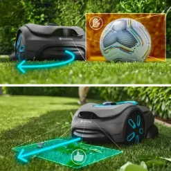 Rajalangaton robottiruohonleikkuri Gardena Smart Sileno Sense 600