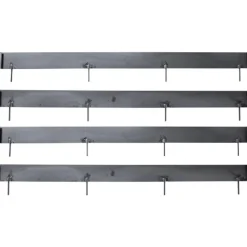 Rajausreuna Jabo Odla, 1500x180x2.5mm Corten-teräs, 4kpl