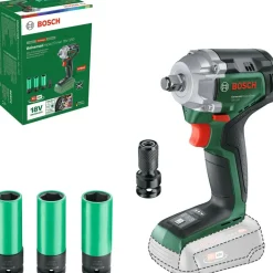 Renkaidenvaihtopaketti Bosch UniversalPump + UniversalImpactDrive 18V-350, 18V, 2.5Ah akulla