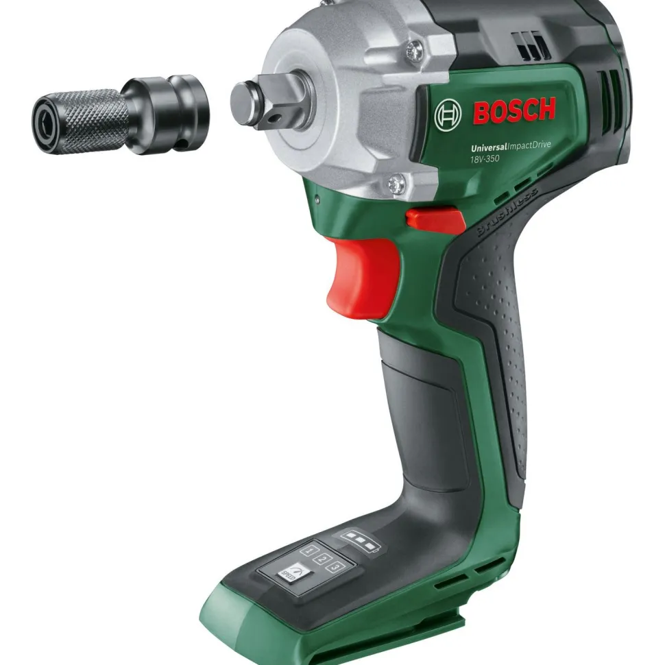 Renkaidenvaihtopaketti Bosch UniversalPump + UniversalImpactDrive 18V-350, 18V, 2.5Ah akulla