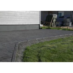 Reunalista 500x120x80 mm musta/grafiitti
