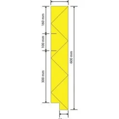 Reunavahvistettu laatta Finnfoam LB/LS-300 7,5 m/pak