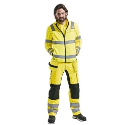 Riipputaskuhousut Blåkläder 1552 Highvis Stretch huomiokeltainen/musta