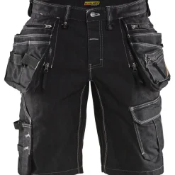 Riipputaskushortsit Blåkläder 1992 Stretch X1900 musta