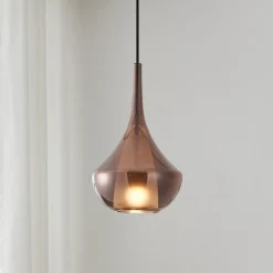 Riippuvalaisin Eglo Almoster Ø25cm E27 maks. 28W IP20 musta/kupari