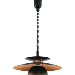 Riippuvalaisin Eglo Brenda Ø43cm musta/kupari