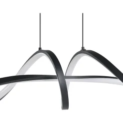 Riippuvalaisin Eglo Calarossa-z LED RGB CCT musta/valkoinen