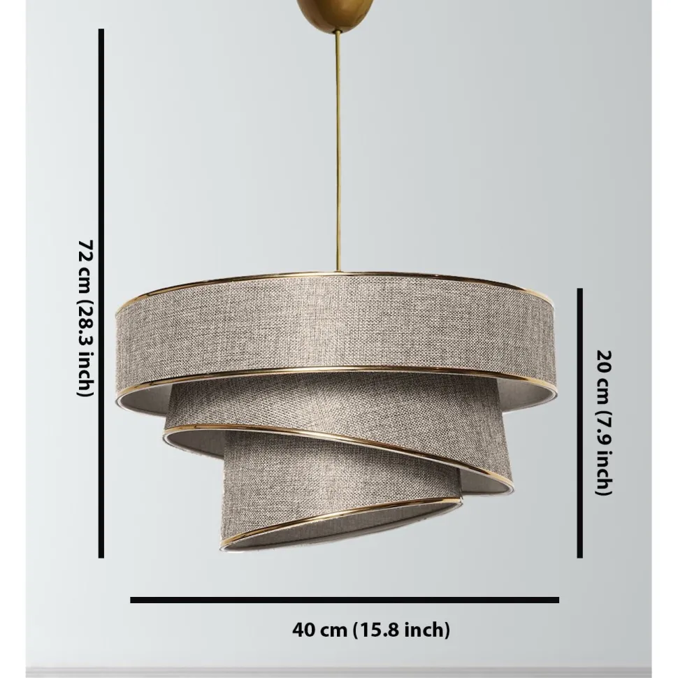 Riippuvalaisin Linento Lighting Couper, 40x40cm