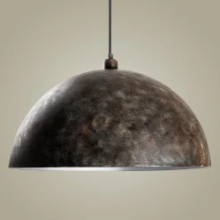 Riippuvalaisin Linento Lighting KURE RETRO, Ø60cm, tummanruskea