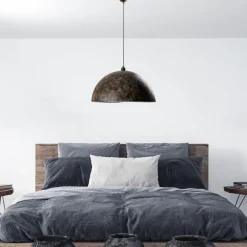 Riippuvalaisin Linento Lighting KURE RETRO, Ø60cm, tummanruskea