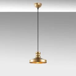 Riippuvalaisin Linento Lighting Gullu, Ø22cm, kulta
